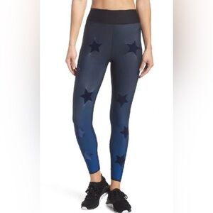 Ultracor Blue Ombré Leggings With Velvet Stars